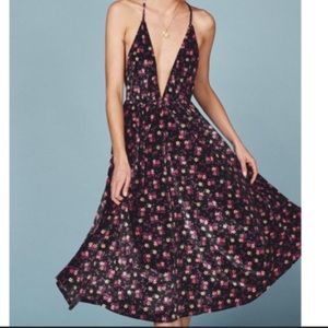 NWT Reformation Coppola Velvet Dress